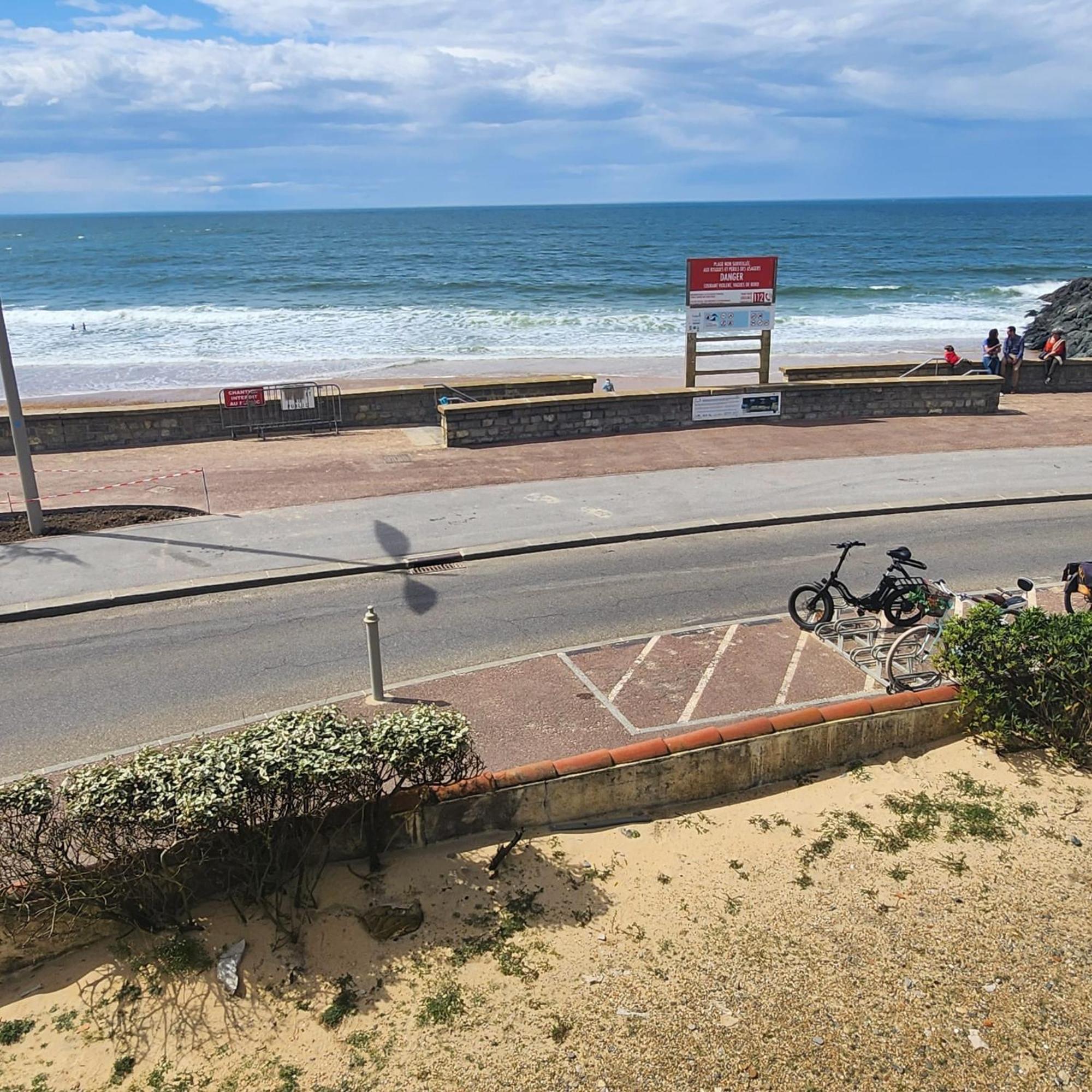 Beach Front Apartment Eljocri Capbreton Eksteriør bilde